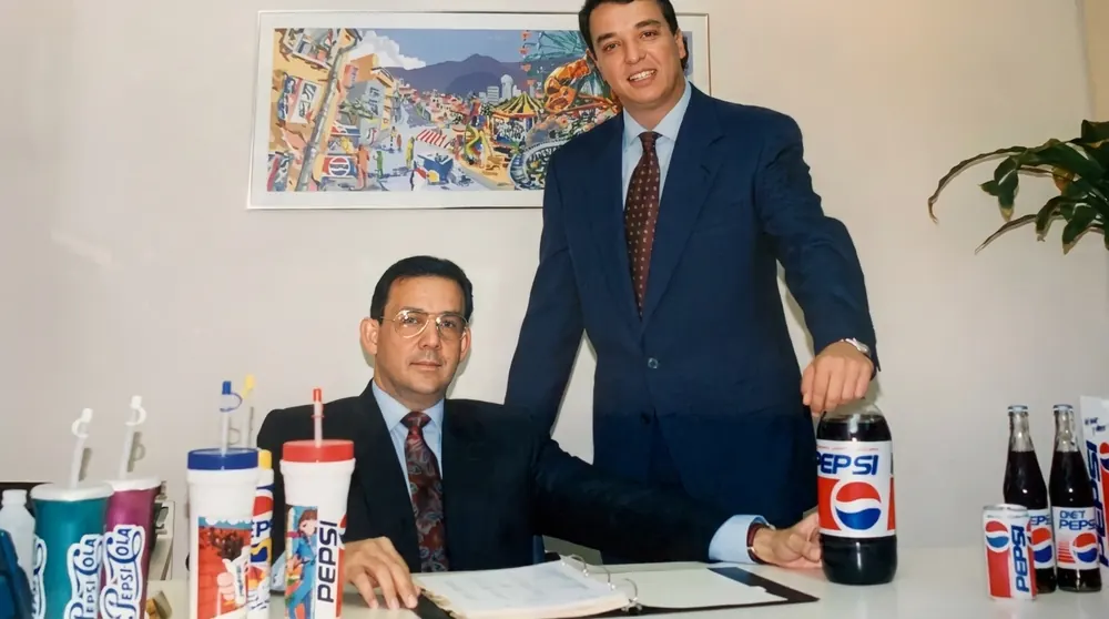 Gustavo Ferraro en Pepsi-Cola Internacional, años 90